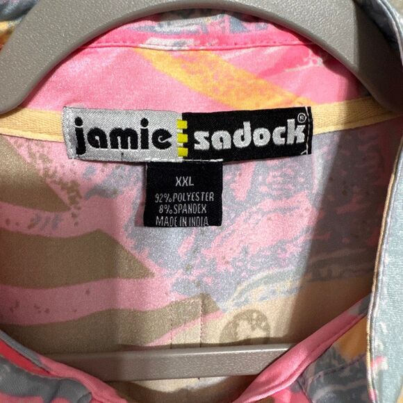 Jamie Sadock women’s pink toned 1/4 zip tank size XXL - Picture 5 of 5